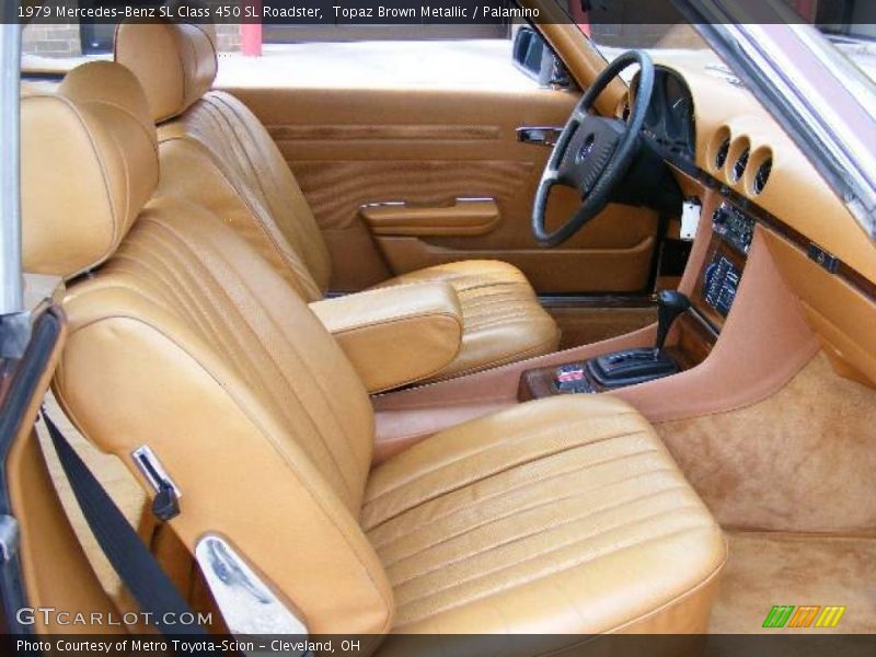 Topaz Brown Metallic / Palamino 1979 Mercedes-Benz SL Class 450 SL Roadster