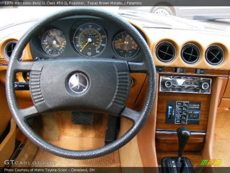 Topaz Brown Metallic / Palamino 1979 Mercedes-Benz SL Class 450 SL Roadster