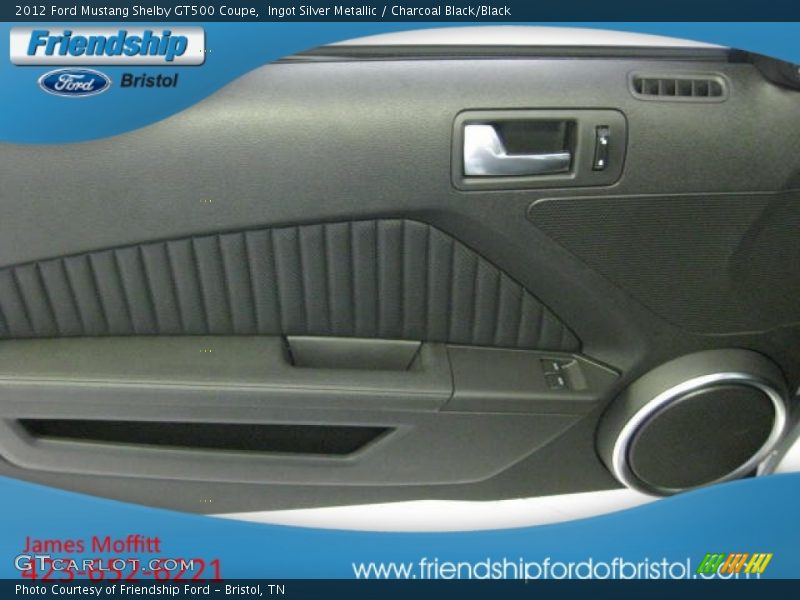 Ingot Silver Metallic / Charcoal Black/Black 2012 Ford Mustang Shelby GT500 Coupe