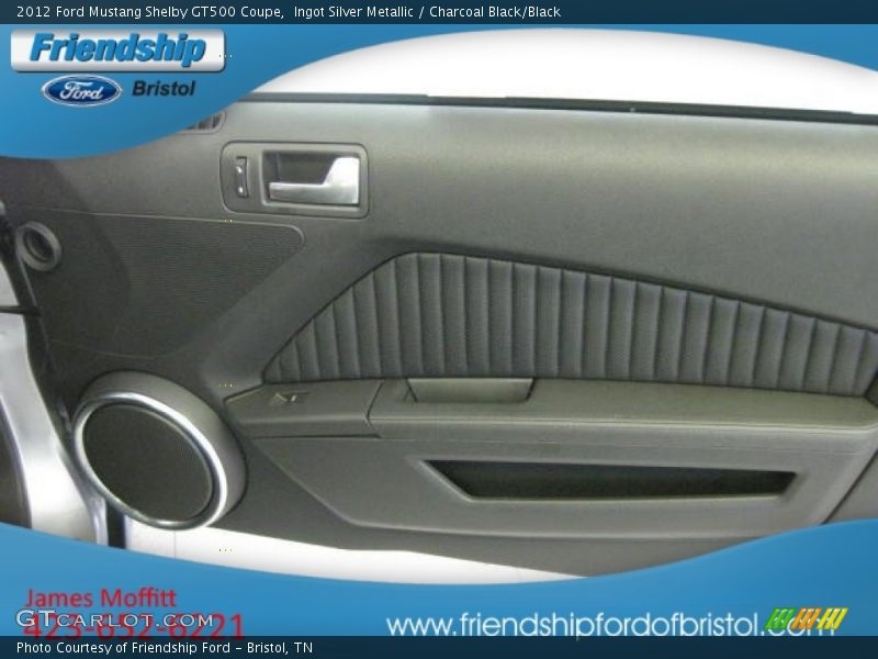 Ingot Silver Metallic / Charcoal Black/Black 2012 Ford Mustang Shelby GT500 Coupe
