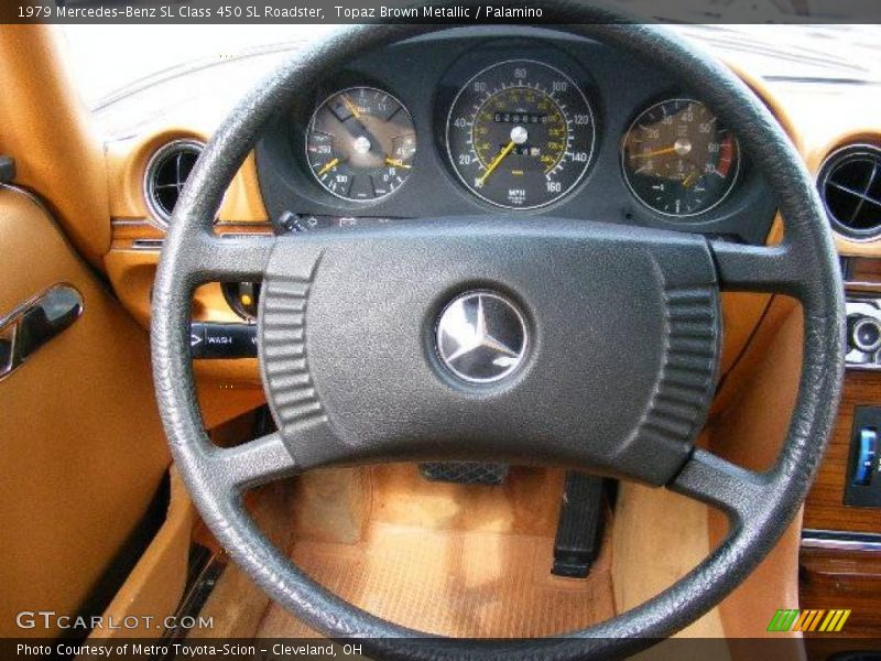 Topaz Brown Metallic / Palamino 1979 Mercedes-Benz SL Class 450 SL Roadster
