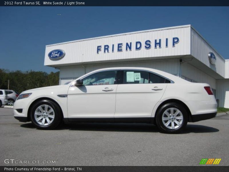 White Suede / Light Stone 2012 Ford Taurus SE