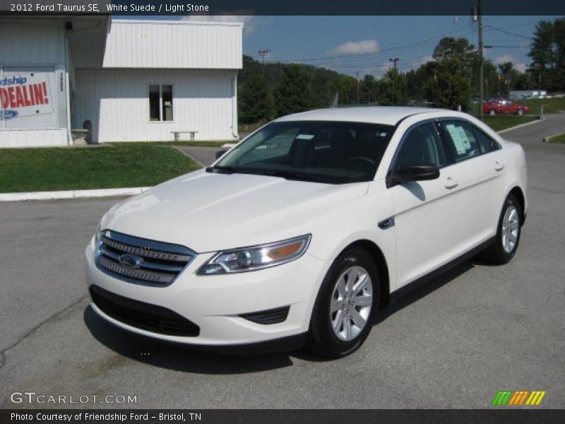 White Suede / Light Stone 2012 Ford Taurus SE