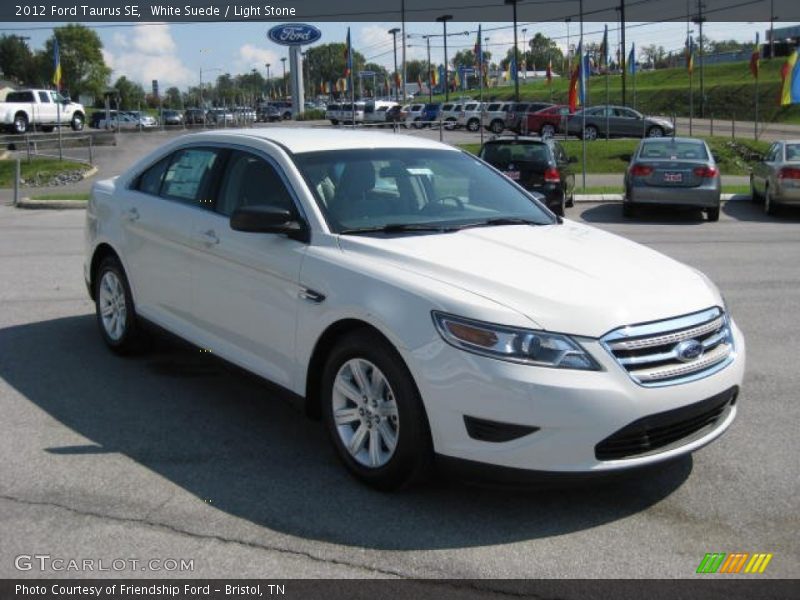 White Suede / Light Stone 2012 Ford Taurus SE