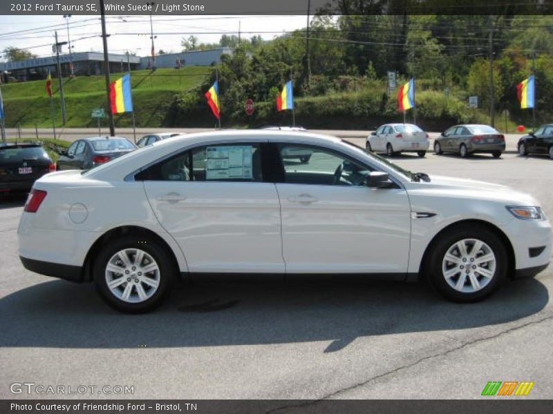 White Suede / Light Stone 2012 Ford Taurus SE