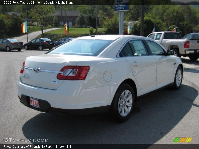 White Suede / Light Stone 2012 Ford Taurus SE