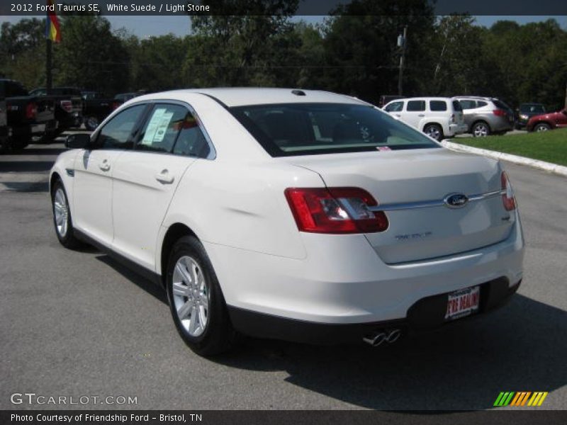 White Suede / Light Stone 2012 Ford Taurus SE