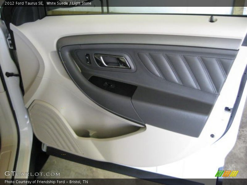 White Suede / Light Stone 2012 Ford Taurus SE