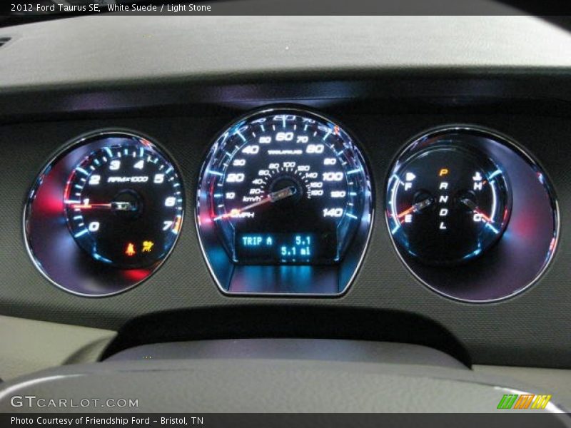  2012 Taurus SE SE Gauges