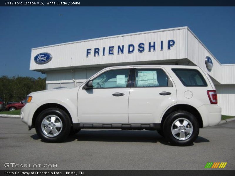 White Suede / Stone 2012 Ford Escape XLS