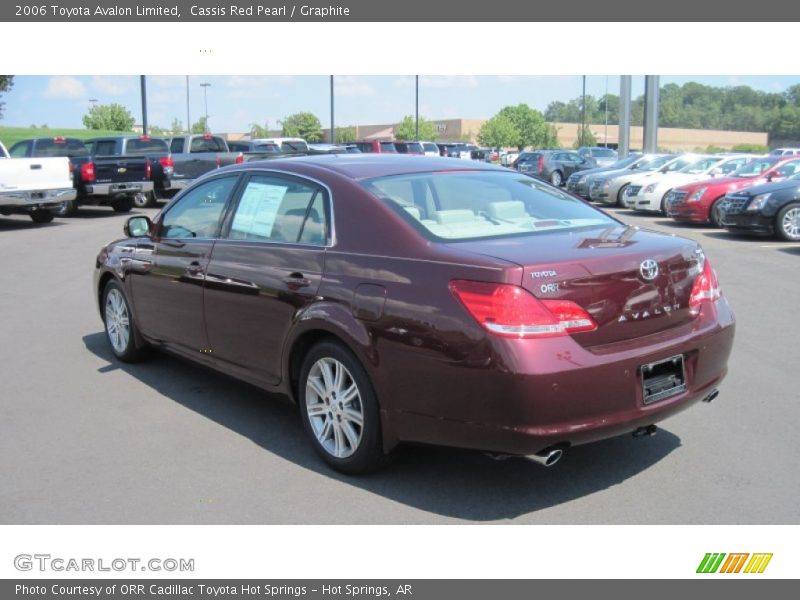 Cassis Red Pearl / Graphite 2006 Toyota Avalon Limited