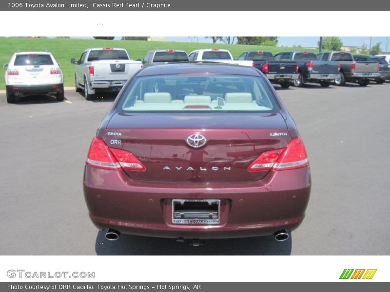 Cassis Red Pearl / Graphite 2006 Toyota Avalon Limited