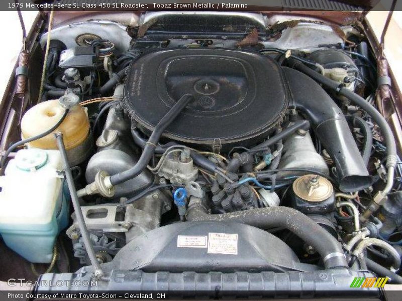 Topaz Brown Metallic / Palamino 1979 Mercedes-Benz SL Class 450 SL Roadster