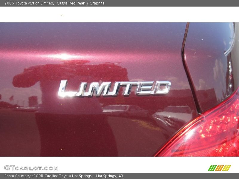 Cassis Red Pearl / Graphite 2006 Toyota Avalon Limited