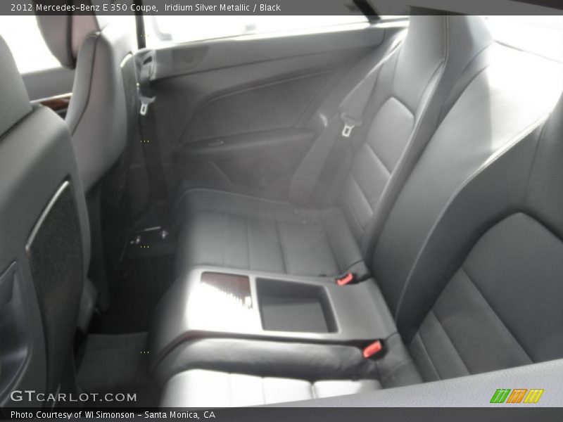 Iridium Silver Metallic / Black 2012 Mercedes-Benz E 350 Coupe