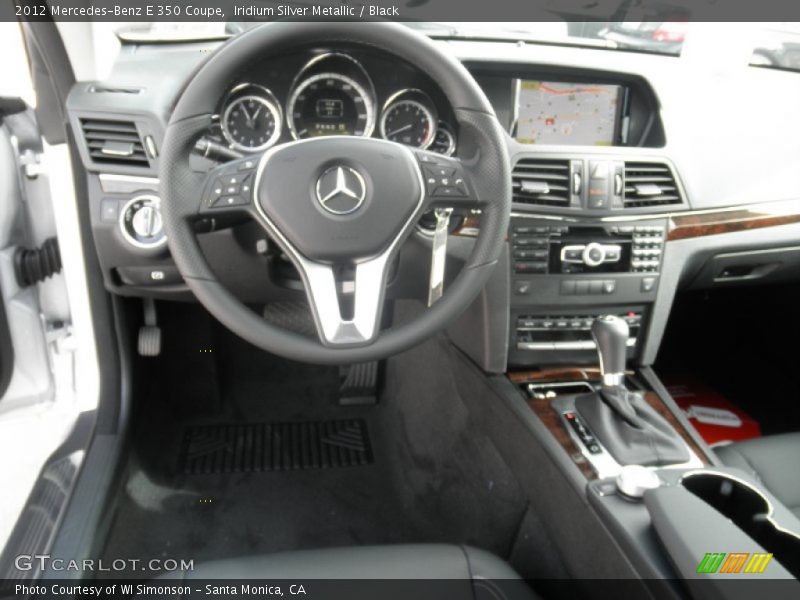 Iridium Silver Metallic / Black 2012 Mercedes-Benz E 350 Coupe