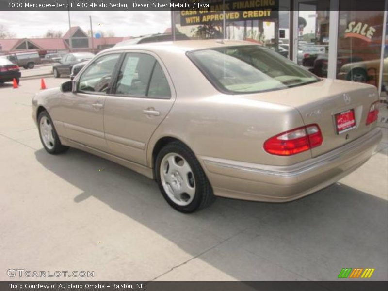 Desert Silver Metallic / Java 2000 Mercedes-Benz E 430 4Matic Sedan