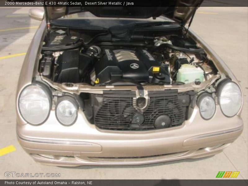 Desert Silver Metallic / Java 2000 Mercedes-Benz E 430 4Matic Sedan