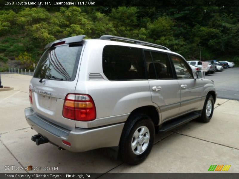 Champagne Pearl / Oak 1998 Toyota Land Cruiser