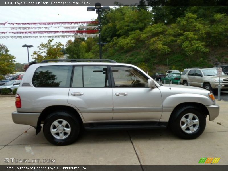 Champagne Pearl / Oak 1998 Toyota Land Cruiser