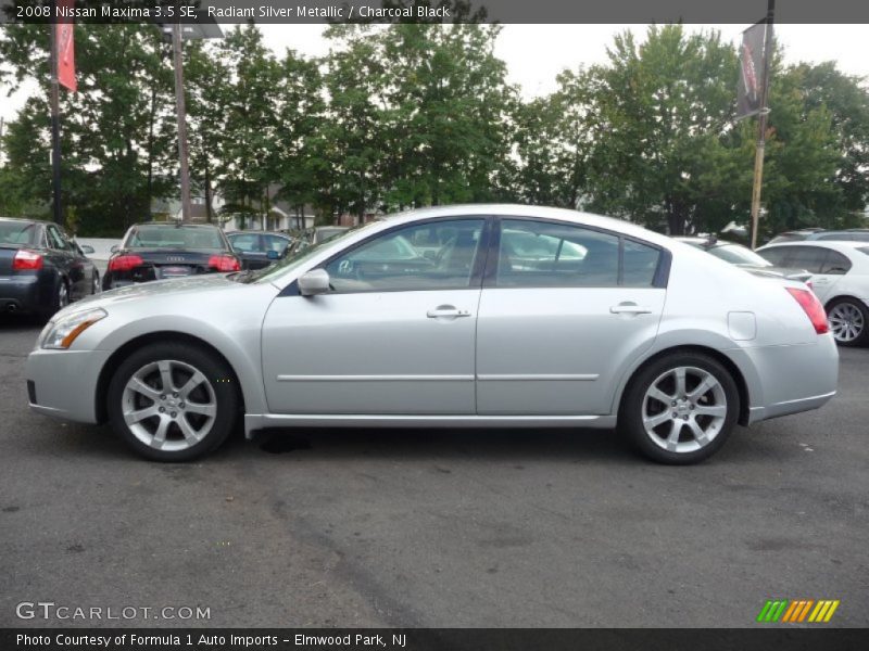 Radiant Silver Metallic / Charcoal Black 2008 Nissan Maxima 3.5 SE