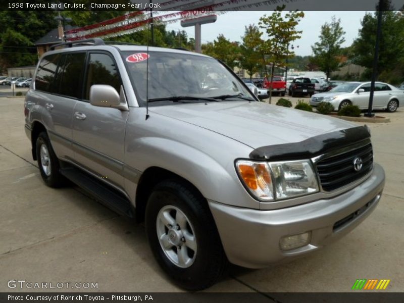 Champagne Pearl / Oak 1998 Toyota Land Cruiser