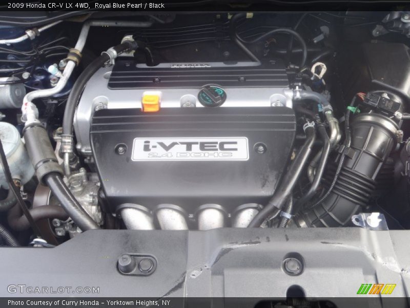 Royal Blue Pearl / Black 2009 Honda CR-V LX 4WD