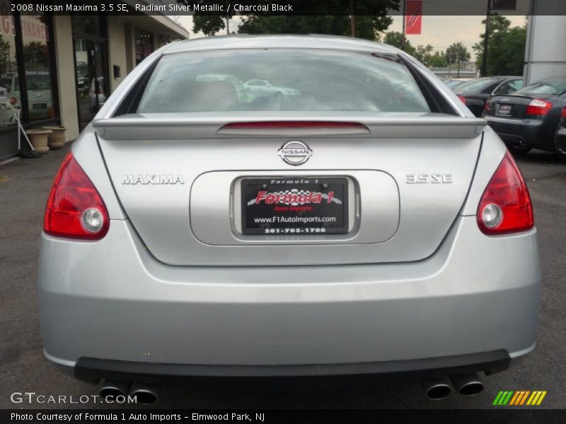 Radiant Silver Metallic / Charcoal Black 2008 Nissan Maxima 3.5 SE