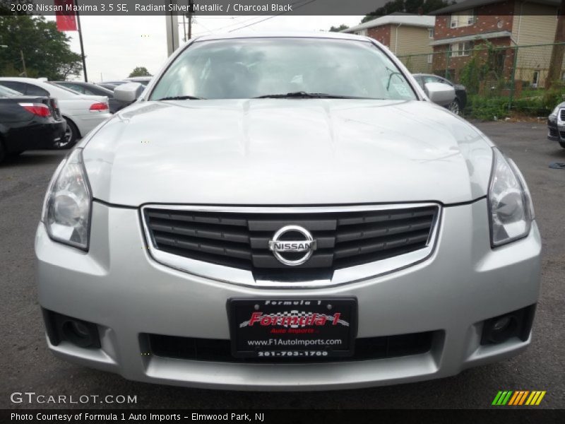 Radiant Silver Metallic / Charcoal Black 2008 Nissan Maxima 3.5 SE