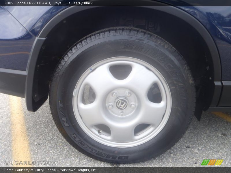 Royal Blue Pearl / Black 2009 Honda CR-V LX 4WD