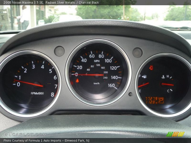 Radiant Silver Metallic / Charcoal Black 2008 Nissan Maxima 3.5 SE
