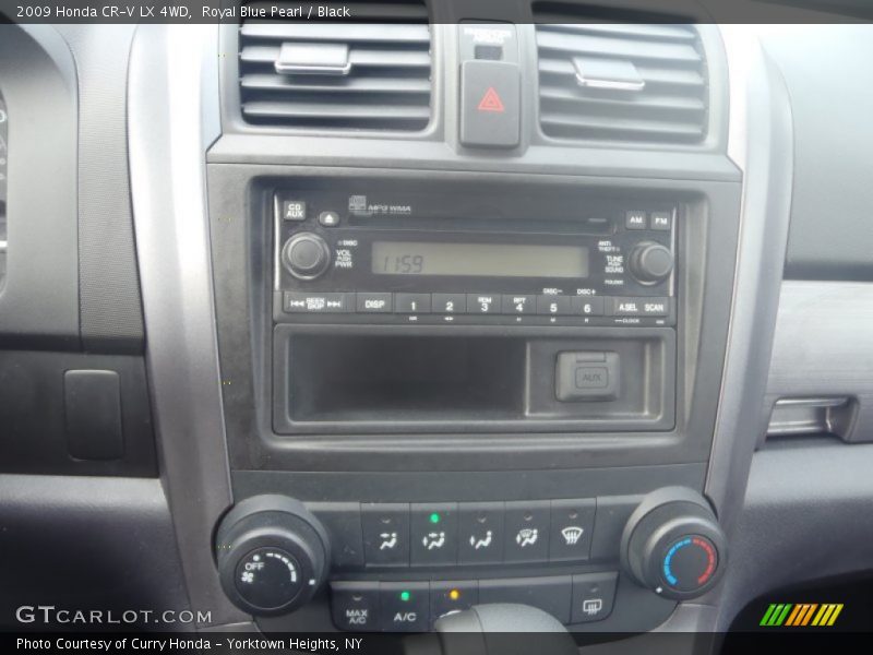 Royal Blue Pearl / Black 2009 Honda CR-V LX 4WD