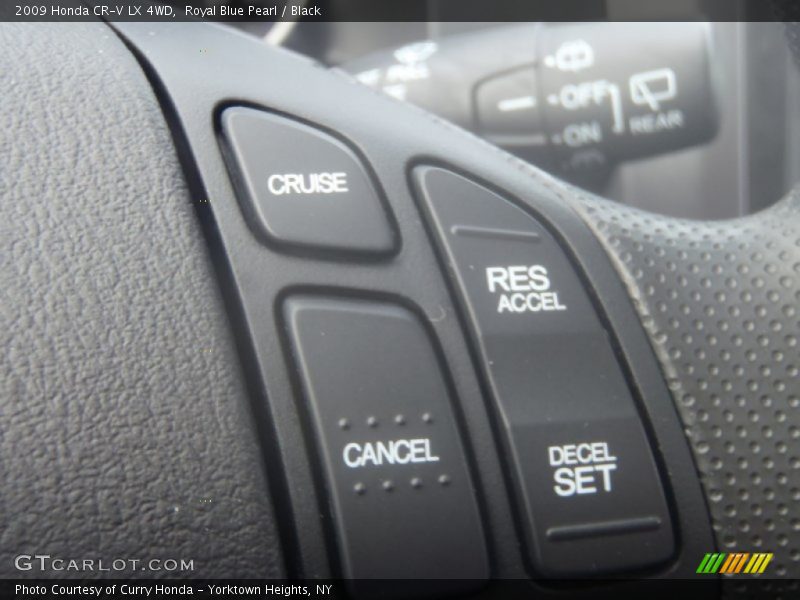 Royal Blue Pearl / Black 2009 Honda CR-V LX 4WD