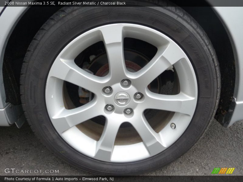 Radiant Silver Metallic / Charcoal Black 2008 Nissan Maxima 3.5 SE