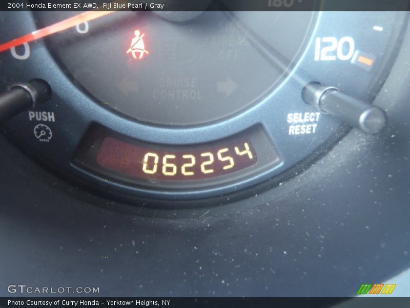 Fiji Blue Pearl / Gray 2004 Honda Element EX AWD
