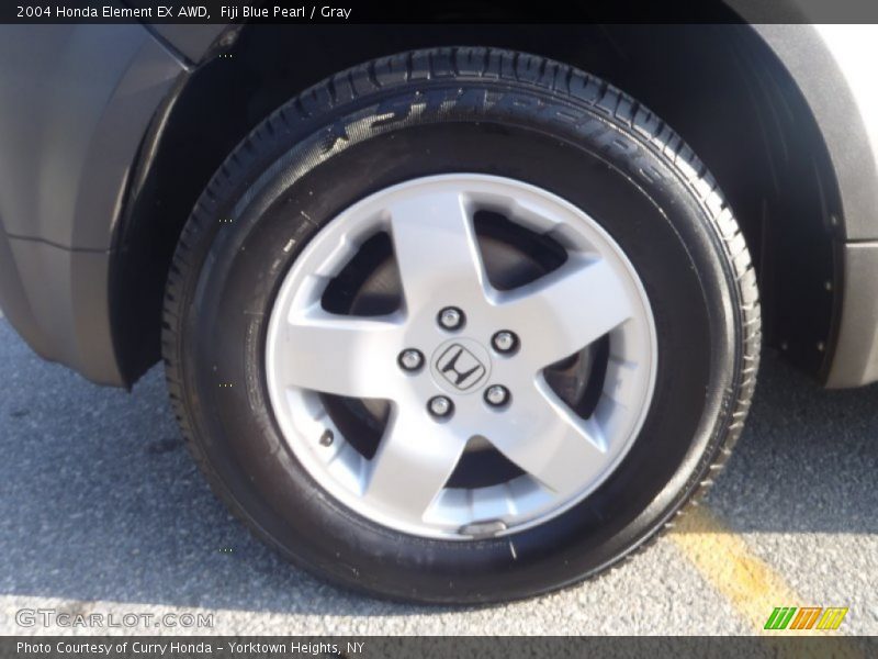 Fiji Blue Pearl / Gray 2004 Honda Element EX AWD