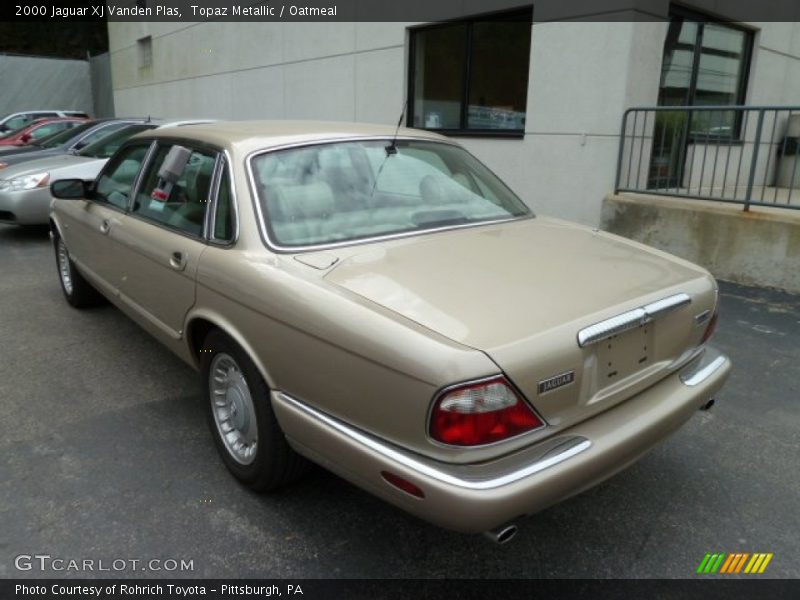 Topaz Metallic / Oatmeal 2000 Jaguar XJ Vanden Plas