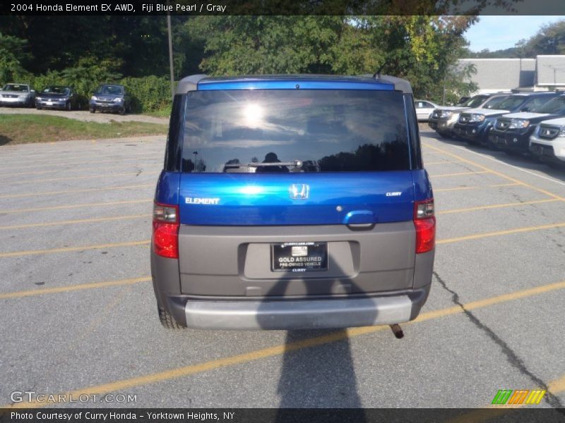 Fiji Blue Pearl / Gray 2004 Honda Element EX AWD