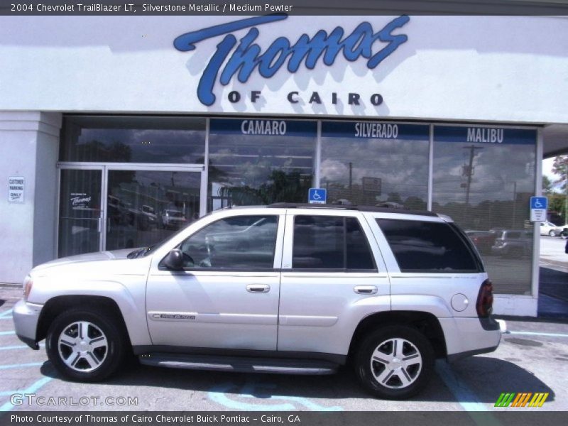 Silverstone Metallic / Medium Pewter 2004 Chevrolet TrailBlazer LT