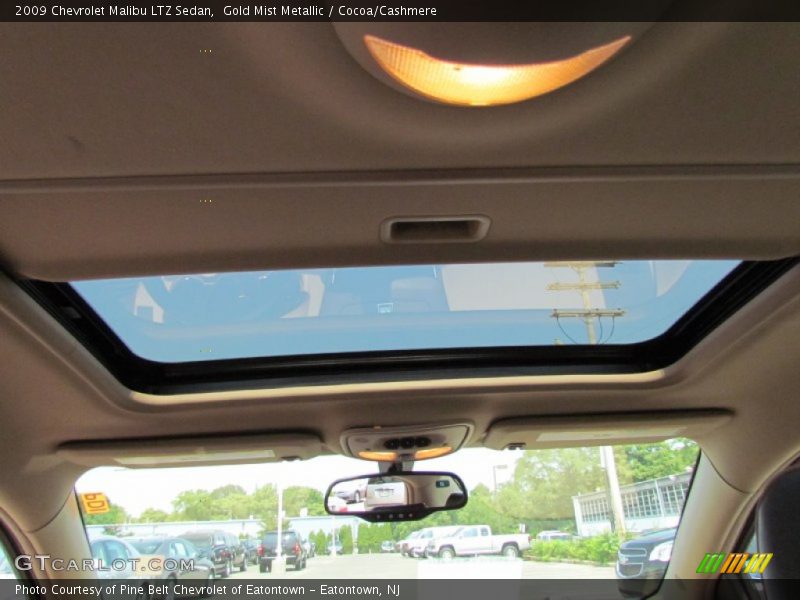 Gold Mist Metallic / Cocoa/Cashmere 2009 Chevrolet Malibu LTZ Sedan