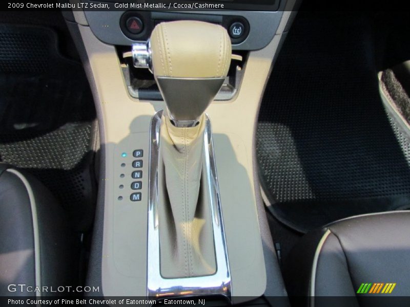 Gold Mist Metallic / Cocoa/Cashmere 2009 Chevrolet Malibu LTZ Sedan
