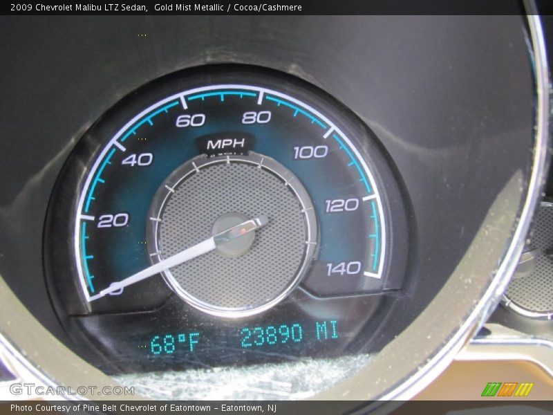 Gold Mist Metallic / Cocoa/Cashmere 2009 Chevrolet Malibu LTZ Sedan