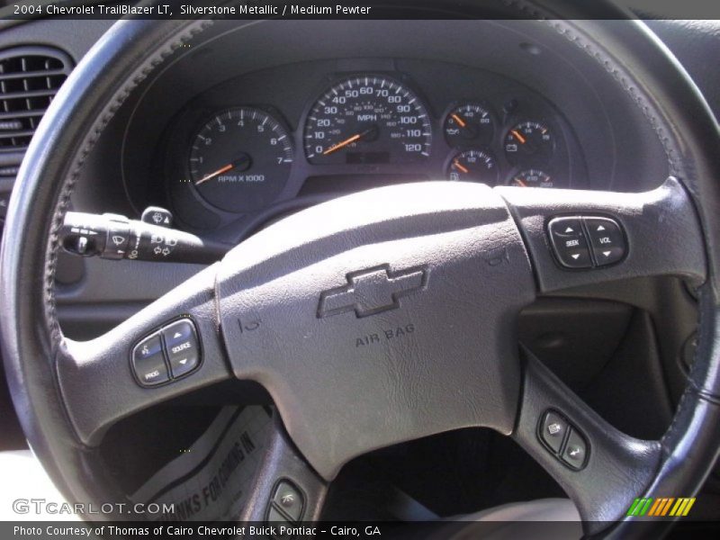Silverstone Metallic / Medium Pewter 2004 Chevrolet TrailBlazer LT