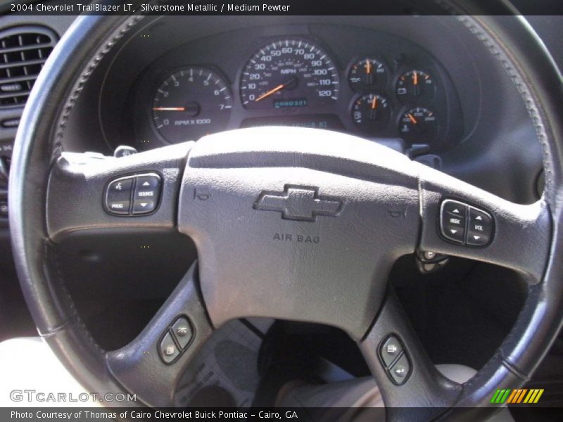 Silverstone Metallic / Medium Pewter 2004 Chevrolet TrailBlazer LT
