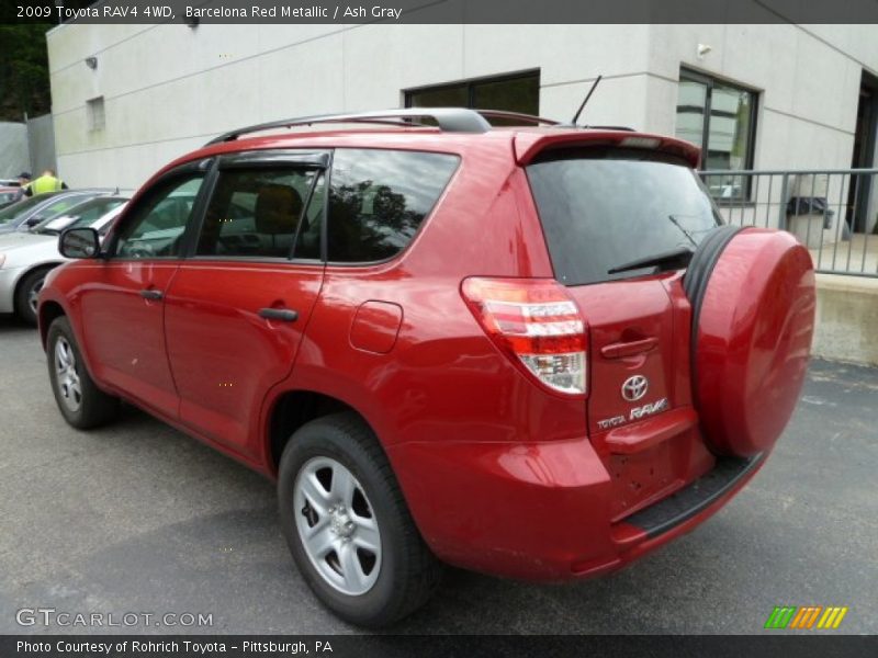 Barcelona Red Metallic / Ash Gray 2009 Toyota RAV4 4WD