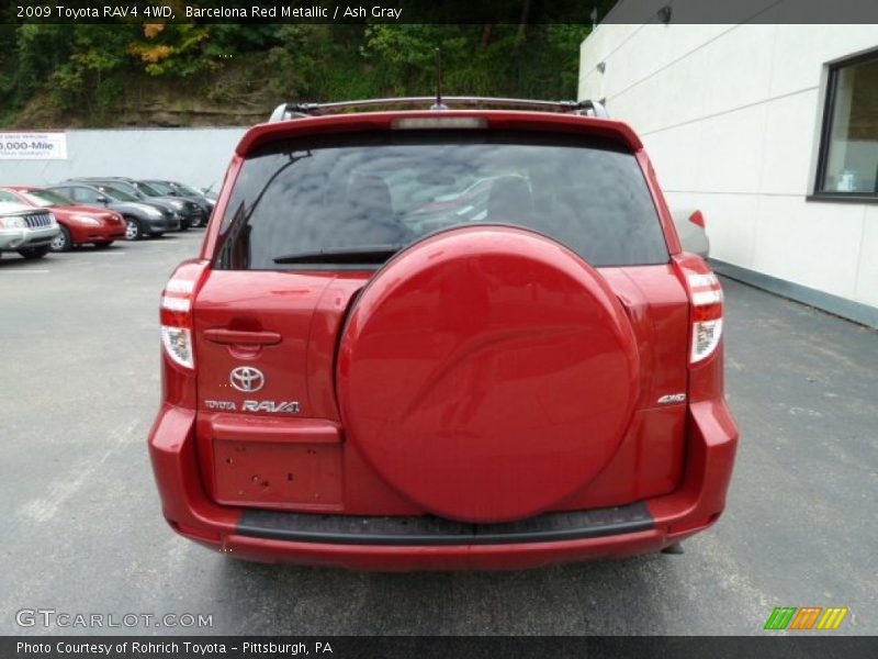 Barcelona Red Metallic / Ash Gray 2009 Toyota RAV4 4WD