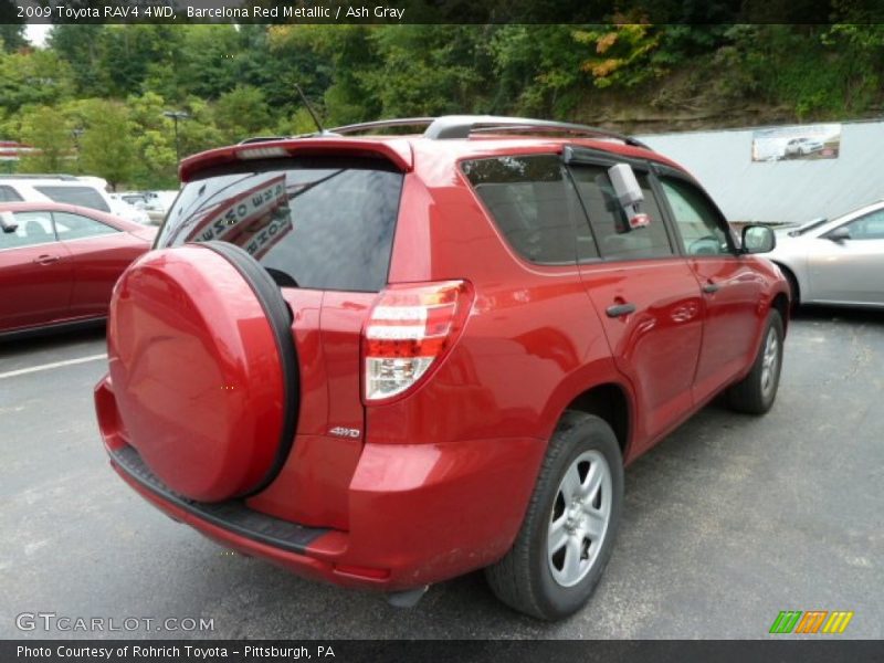 Barcelona Red Metallic / Ash Gray 2009 Toyota RAV4 4WD