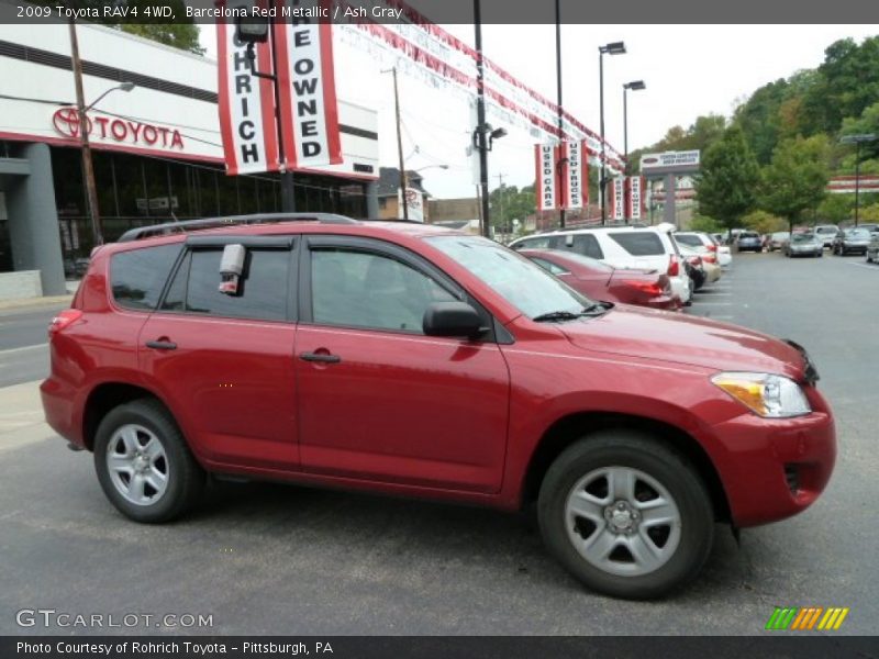 Barcelona Red Metallic / Ash Gray 2009 Toyota RAV4 4WD