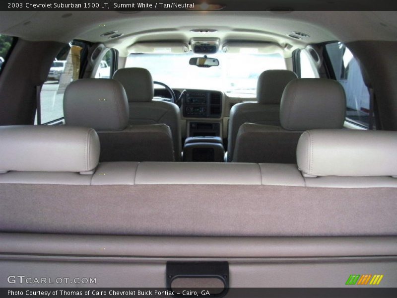 Summit White / Tan/Neutral 2003 Chevrolet Suburban 1500 LT
