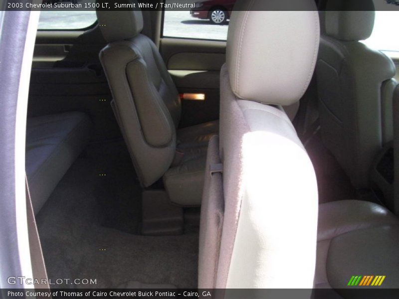 Summit White / Tan/Neutral 2003 Chevrolet Suburban 1500 LT